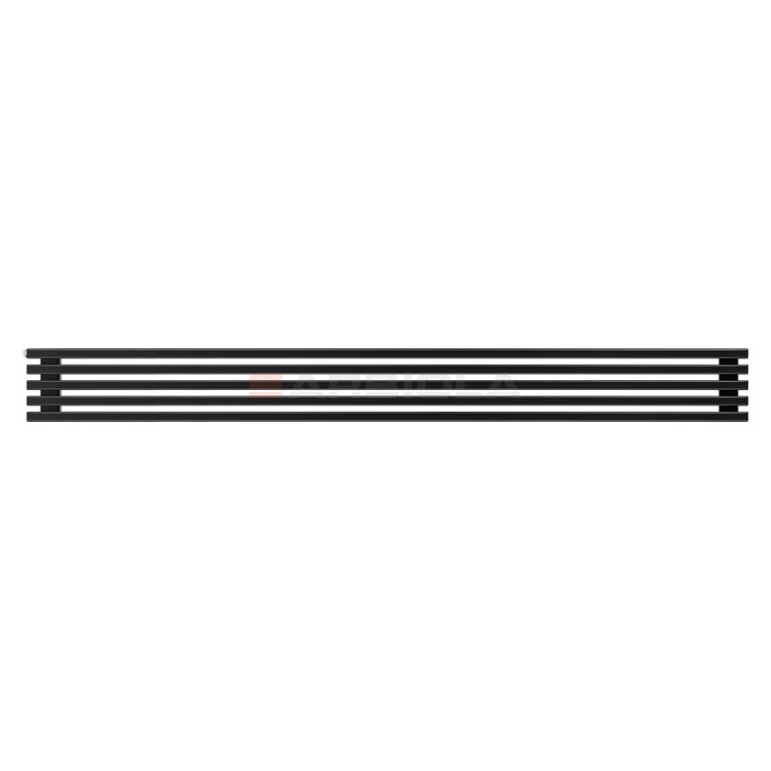 Arbiola Gorizont Compact H 2200-63-05 секции черный горизонтальный радиатор c боковым подключением Arbiola Gorizont Compact H 2200-63-05 секции черный горизонтальный радиатор c боковым подключением