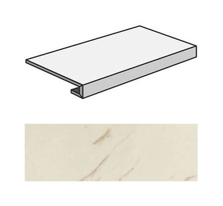 Versace Marble Gradone Bianco Lap 32,5x58,5 см Ступень Versace Marble Gradone Bianco Lap 32,5x58,5 см Ступень