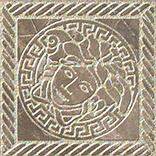 Versace Marble Toz.Medusa Grigio Sab 11,5x11,5 см Вставка