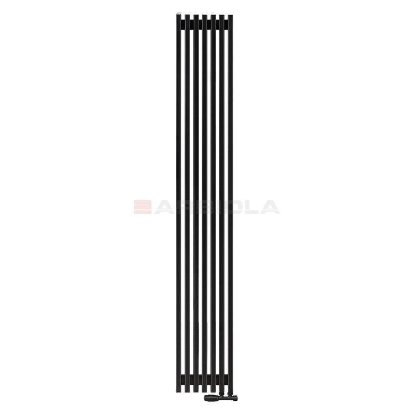 Arbiola Compact V 2200-63-07 секции черный вертикальный радиатор c нижним подключением Arbiola Compact V 2200-63-07 секции черный вертикальный радиатор c нижним подключением