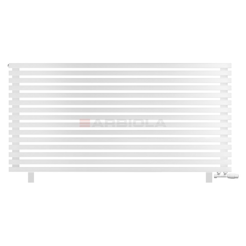 Arbiola Gorizont Ritmo VZ 2000-40-15 секций белый горизонтальный радиатор c нижним подключением (на ножках) Arbiola Gorizont Ritmo VZ 2000-40-15 секций белый горизонтальный радиатор c нижним подключением (на ножках)