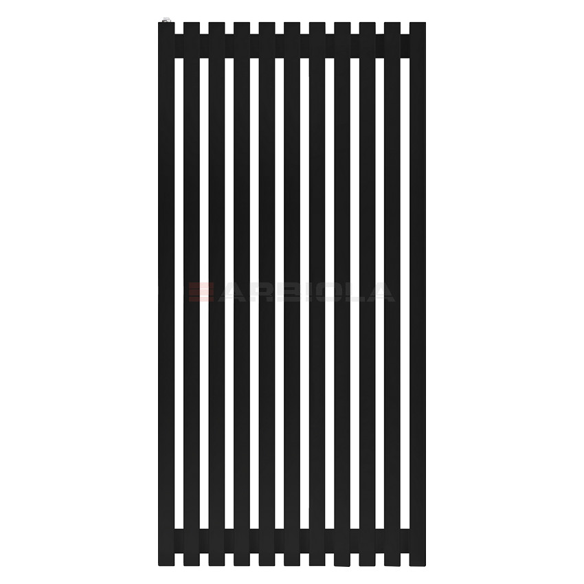 Arbiola Ritmo H 1000-40-11 секции черный вертикальный радиатор c боковым подключением Arbiola Ritmo H 1000-40-11 секции черный вертикальный радиатор c боковым подключением