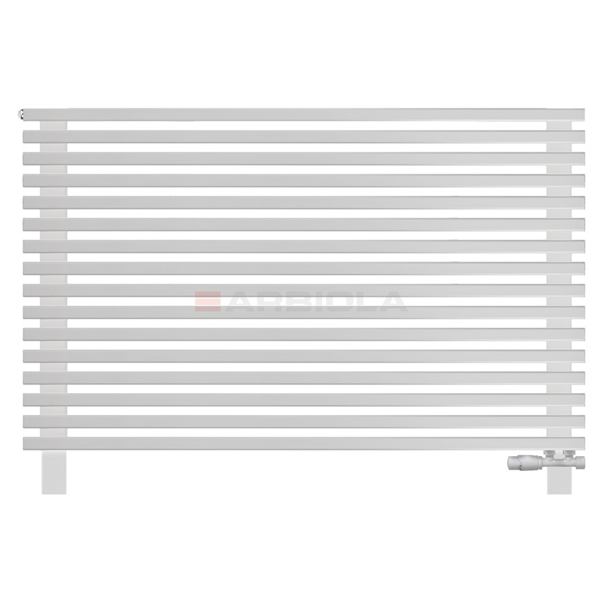 Arbiola Gorizont Compact VZ 1500-63-16 секции белый горизонтальный радиатор c нижним подключением с ножками