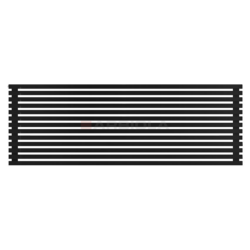 Arbiola Gorizont Ritmo H 2200-40-13 секций чёрный горизонтальный радиатор c боковым подключением Arbiola Gorizont Ritmo H 2200-40-13 секций чёрный горизонтальный радиатор c боковым подключением