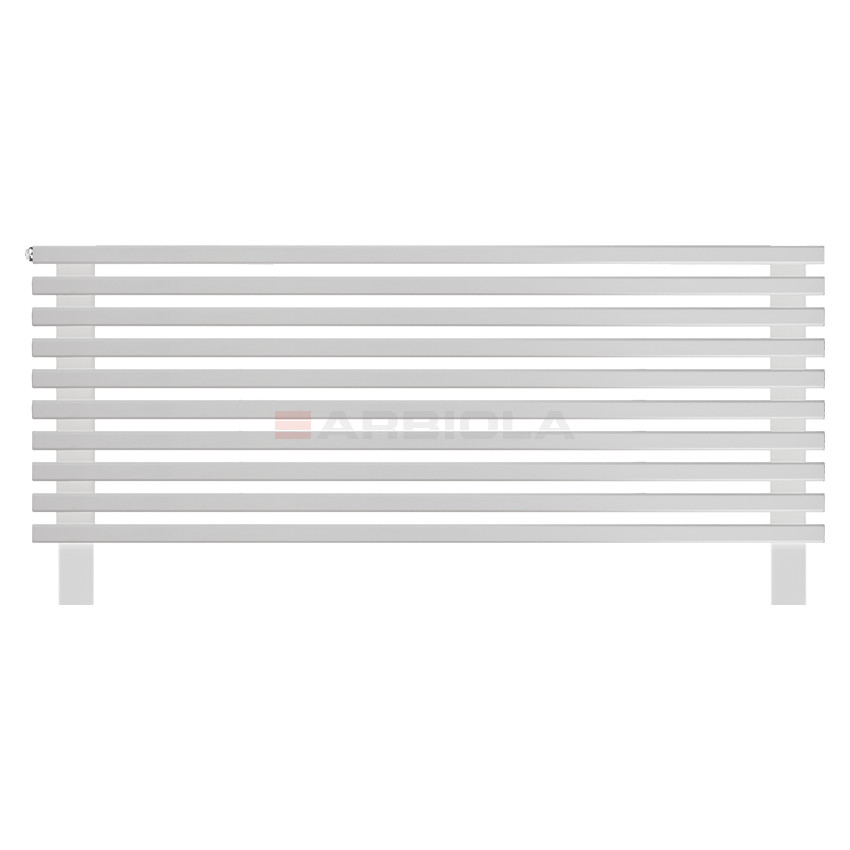 Arbiola Gorizont Compact HZ 1250-63-10 секции белый горизонтальный радиатор c боковым подключением с ножками Arbiola Gorizont Compact HZ 1250-63-10 секции белый горизонтальный радиатор c боковым подключением с ножками