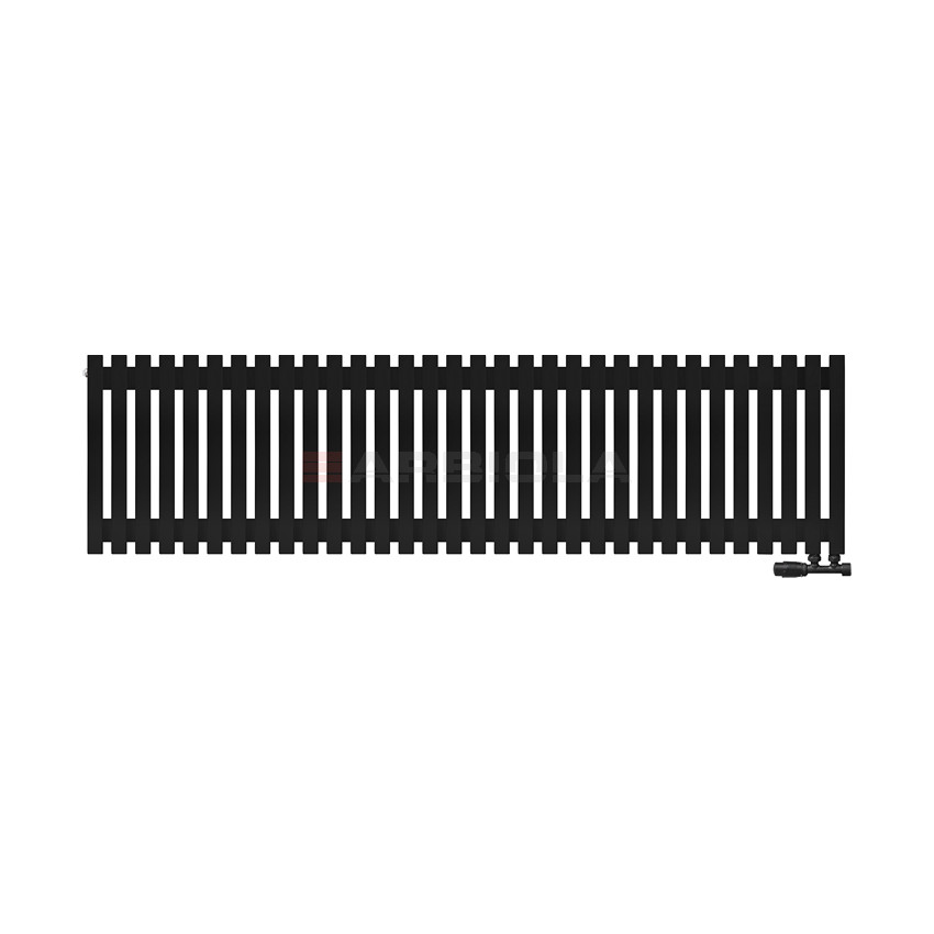 Arbiola Ritmo V 500-40-32 секции черный вертикальный радиатор c нижним подключением Arbiola Ritmo V 500-40-32 секции черный вертикальный радиатор c нижним подключением