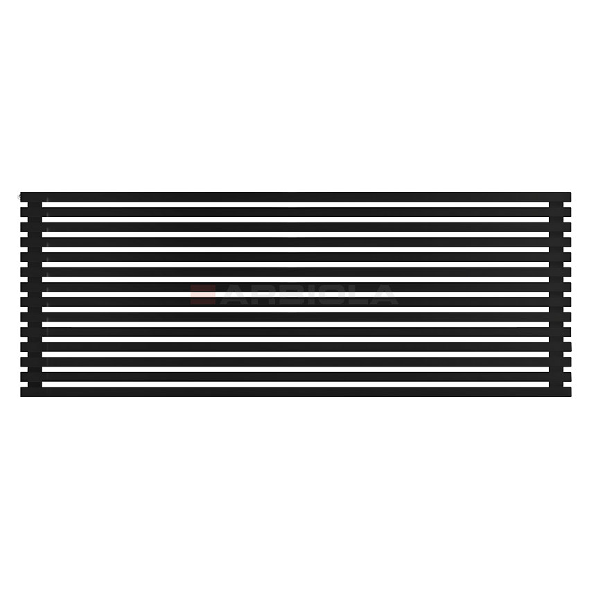 Arbiola Gorizont Ritmo H 2200-40-14 секций чёрный горизонтальный радиатор c боковым подключением Arbiola Gorizont Ritmo H 2200-40-14 секций чёрный горизонтальный радиатор c боковым подключением