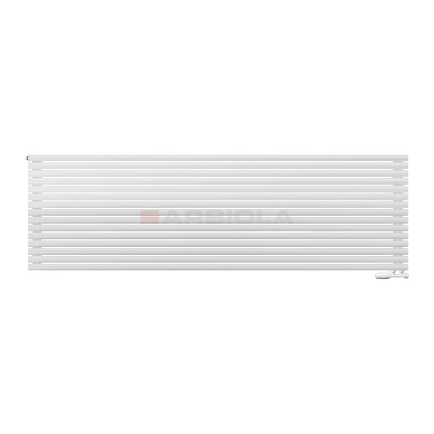 Arbiola Gorizont Iris V 2500-42-15 секции белый горизонтальный радиатор c нижним подключением Arbiola Gorizont Iris V 2500-42-15 секции белый горизонтальный радиатор c нижним подключением