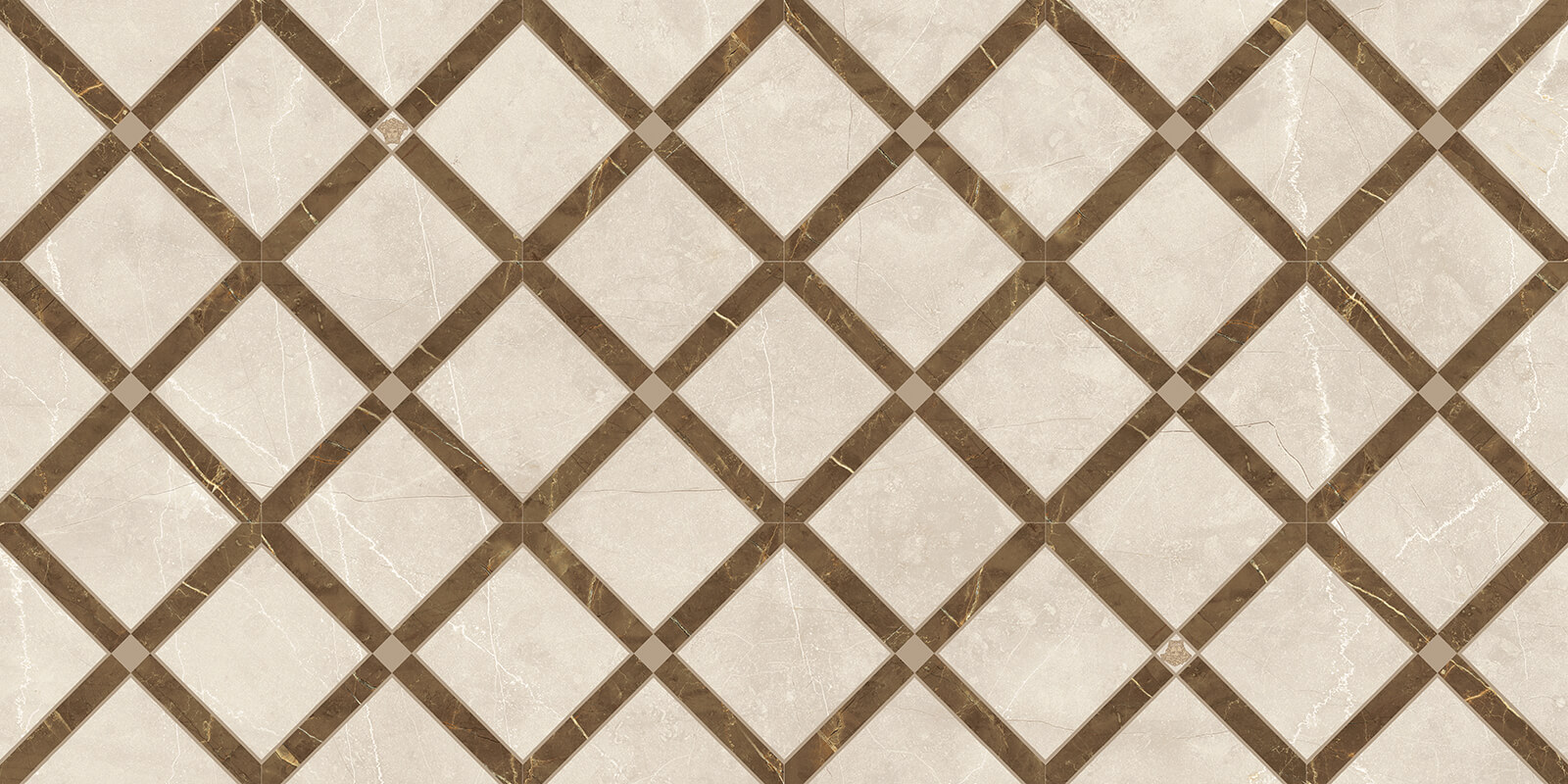 Versace Emote Intreccio Crema-Marro 39x78 см Декор Versace Emote Intreccio Crema-Marro 39x78 см Декор