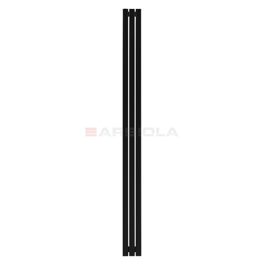 Arbiola Mono H 2500-60-03 секции черный вертикальный радиатор c боковым подключением Arbiola Mono H 2500-60-03 секции черный вертикальный радиатор c боковым подключением