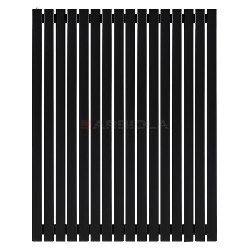 Arbiola Mono H 1200-60-16 секции черный вертикальный радиатор c боковым подключением Arbiola Mono H 1200-60-16 секции черный вертикальный радиатор c боковым подключением