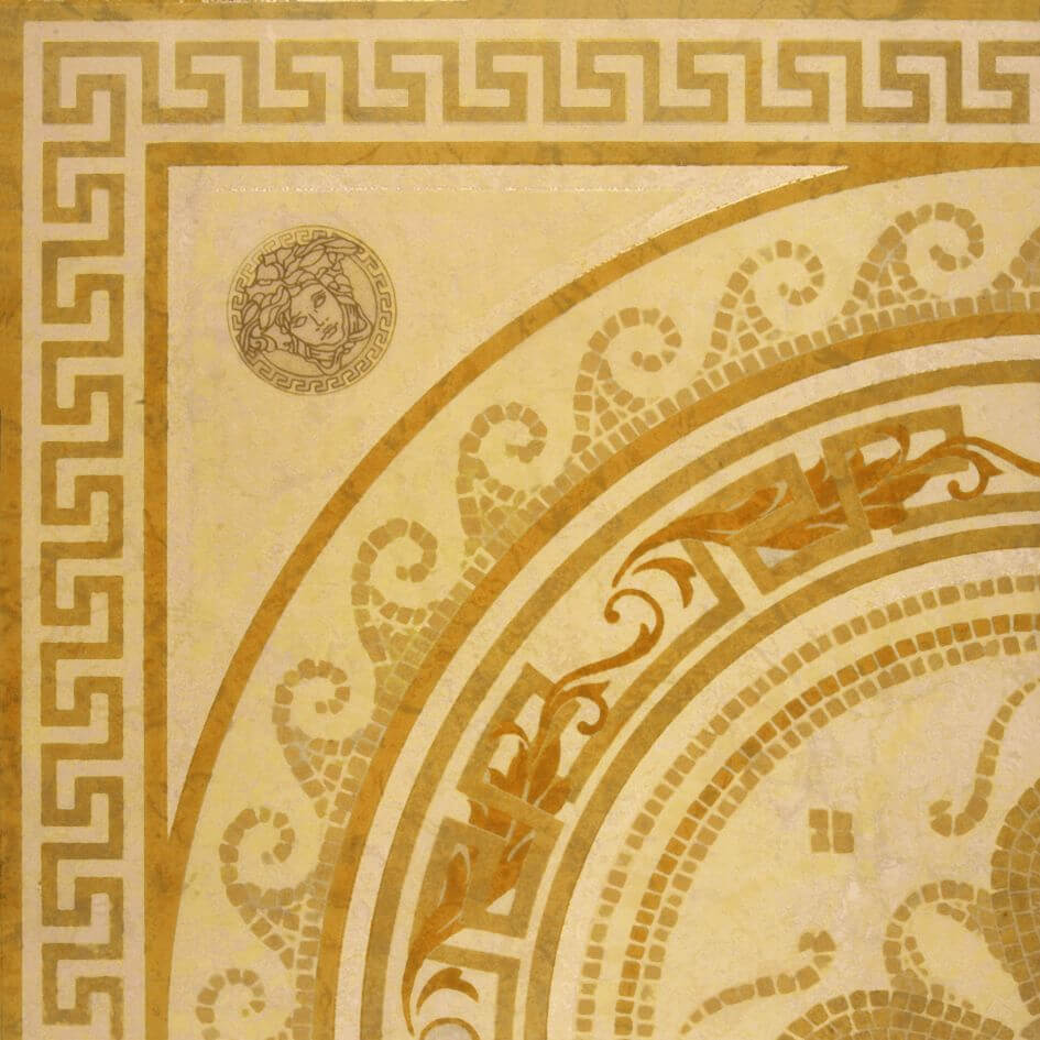 Versace Palace Rosone Oro 41x41 см Панно Versace Palace Rosone Oro 41x41 см Панно