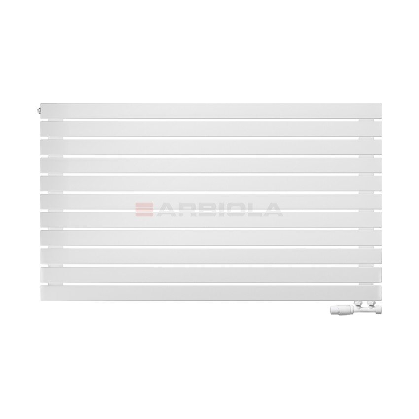 Arbiola Gorizont Liner V 1200-36-11 секции белый горизонтальный радиатор c нижним подключением Arbiola Gorizont Liner V 1200-36-11 секции белый горизонтальный радиатор c нижним подключением