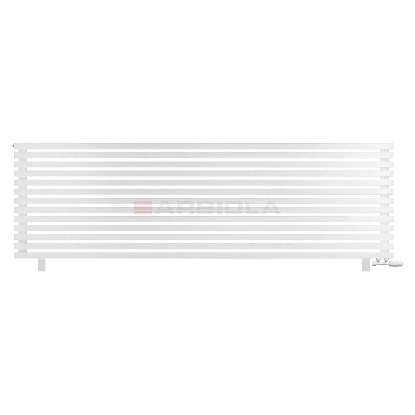 Arbiola Gorizont Ritmo VZ 2500-40-13 секций белый горизонтальный радиатор c нижним подключением (на ножках) Arbiola Gorizont Ritmo VZ 2500-40-13 секций белый горизонтальный радиатор c нижним подключением (на ножках)