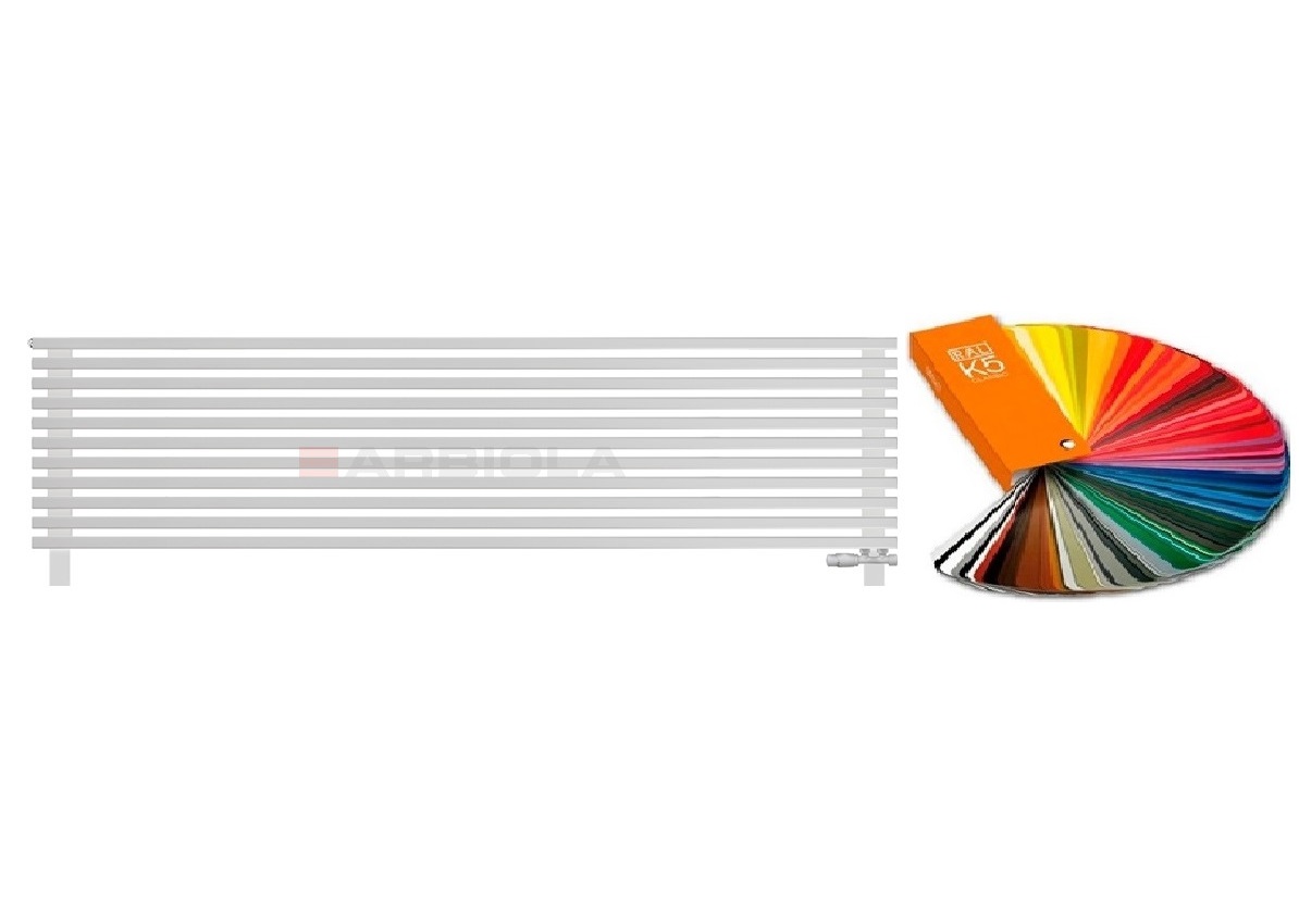 Arbiola Gorizont Compact VZ 2500-63-11 секции цветной горизонтальный радиатор c нижним подключением с ножками Arbiola Gorizont Compact VZ 2500-63-11 секции цветной горизонтальный радиатор c нижним подключением с ножками