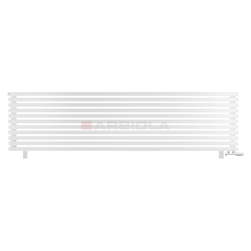 Arbiola Gorizont Ritmo VZ 2500-40-11 секций белый горизонтальный радиатор c нижним подключением (на ножках) Arbiola Gorizont Ritmo VZ 2500-40-11 секций белый горизонтальный радиатор c нижним подключением (на ножках)