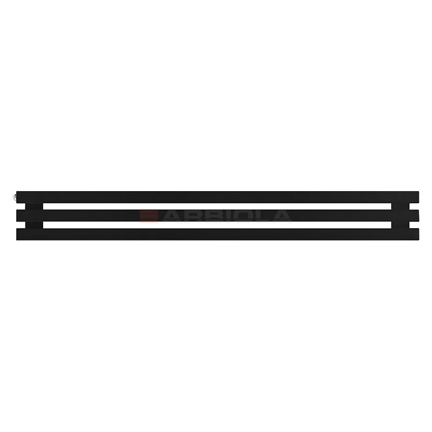 Arbiola Gorizont Ritmo H 1200-40-03 секции чёрный горизонтальный радиатор c боковым подключением Arbiola Gorizont Ritmo H 1200-40-03 секции чёрный горизонтальный радиатор c боковым подключением