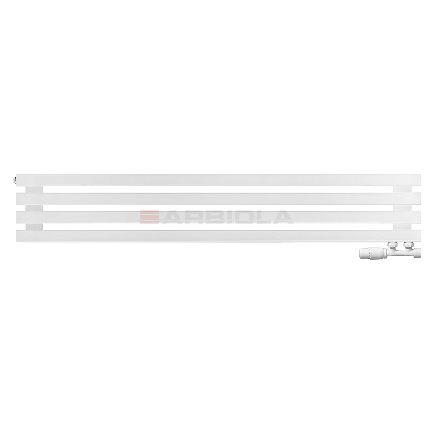 Arbiola Gorizont Ritmo V 1250-40-04 секции белый горизонтальный радиатор c нижним подключением
