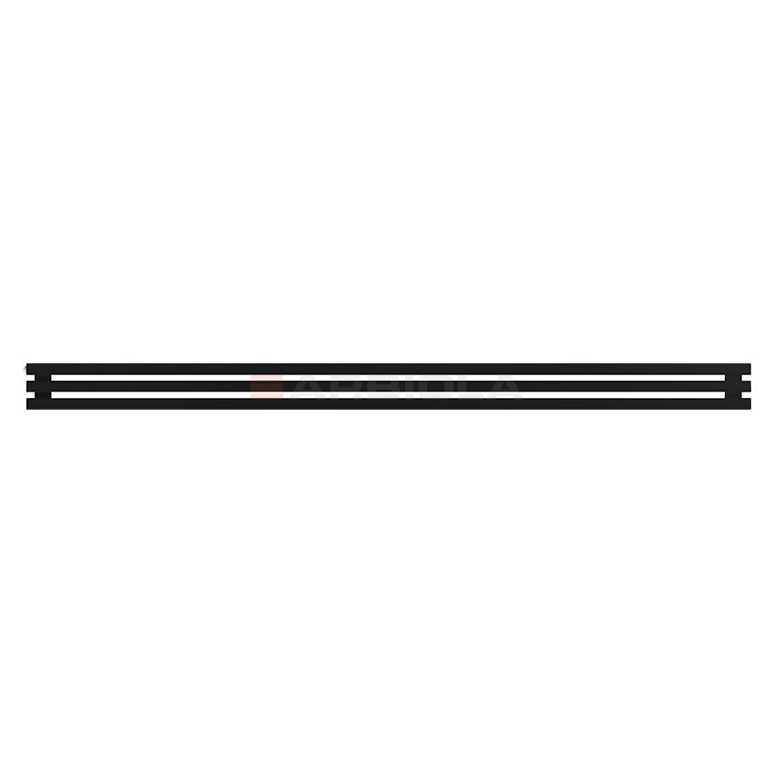 Arbiola Gorizont Ritmo H 2500-40-03 секции чёрный горизонтальный радиатор c боковым подключением