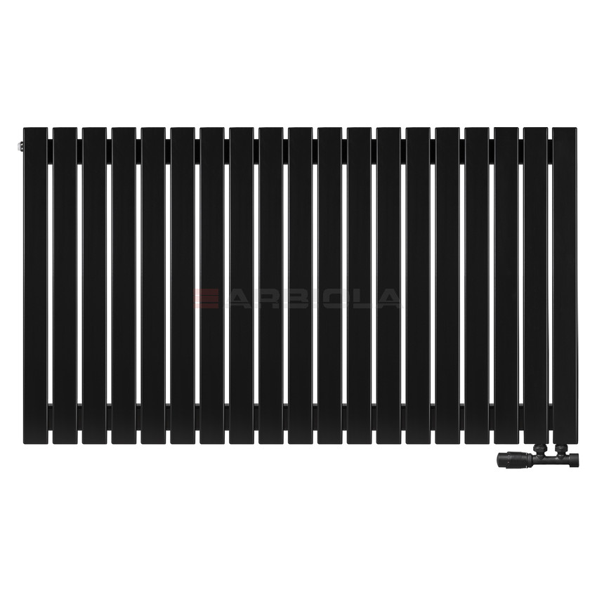 Arbiola Liner V 700-36-19 секции черный вертикальный радиатор c нижним подключением