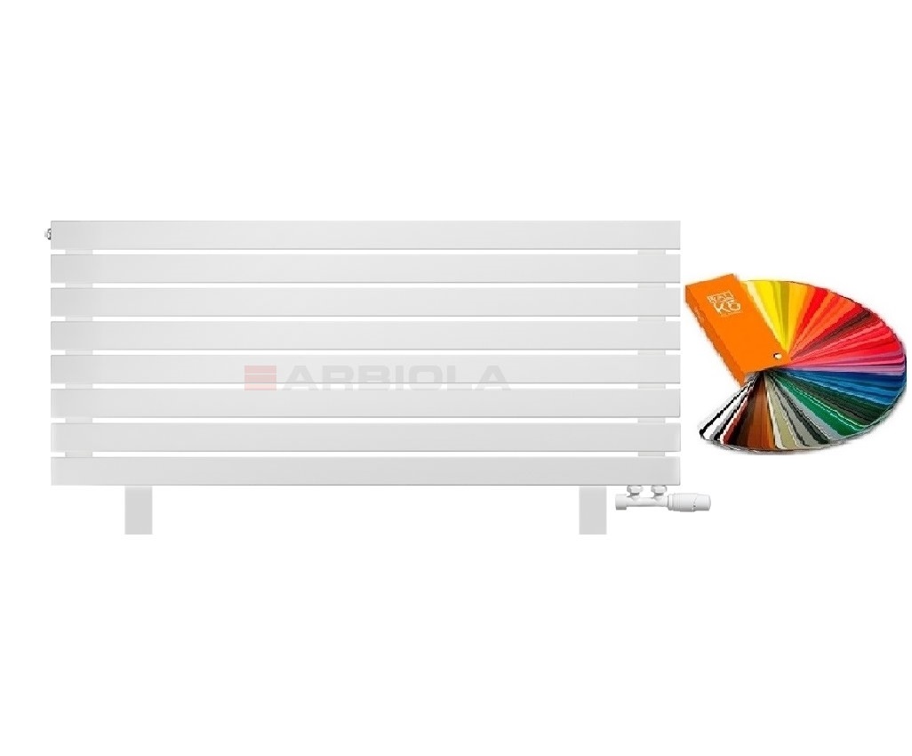 Arbiola Gorizont Liner VZ 1500-63-08 секции цветной горизонтальный радиатор c нижним подключением с ножками