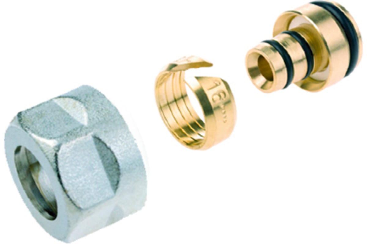 Резьбозажимное соединение ELSEN НГ ЕК, 3/4", 20x2.0 для металлопластиковых и PEX труб Резьбозажимное соединение ELSEN НГ ЕК, 3/4", 20x2.0 для металлопластиковых и PEX труб