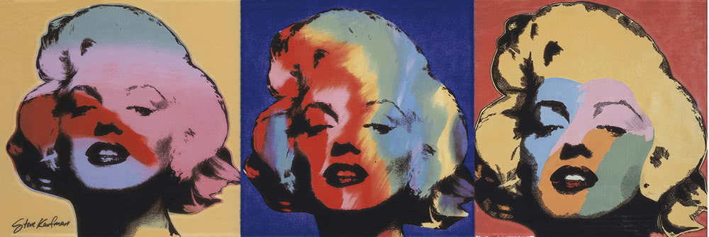 Settecento Steve Kaufman Marilyn C 31,9x96 см Декор Settecento Steve Kaufman Marilyn C 31,9x96 см Декор