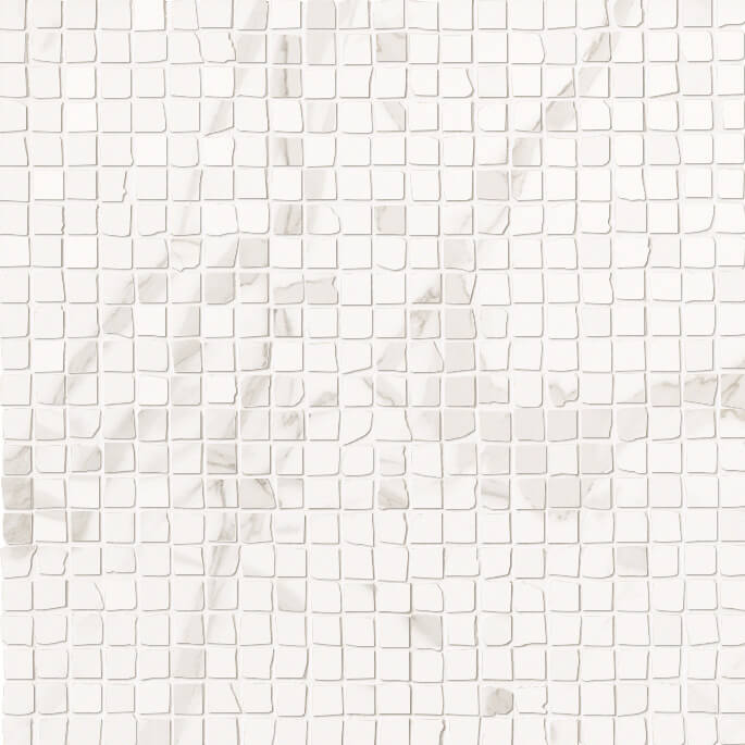 Fap Ceramiche Roma Diamond Statuario Gres Micromosaico 30×30 см Мозаика