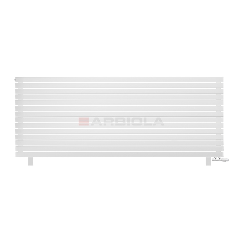 Arbiola Gorizont Liner VZ 2500-36-14 секции белый горизонтальный радиатор c нижним подключением с ножками