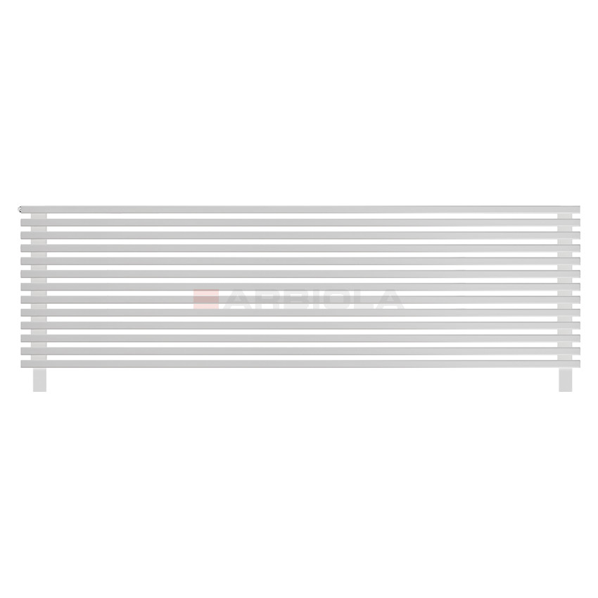 Arbiola Gorizont Compact HZ 2000-63-13 секции белый горизонтальный радиатор c боковым подключением с ножками Arbiola Gorizont Compact HZ 2000-63-13 секции белый горизонтальный радиатор c боковым подключением с ножками