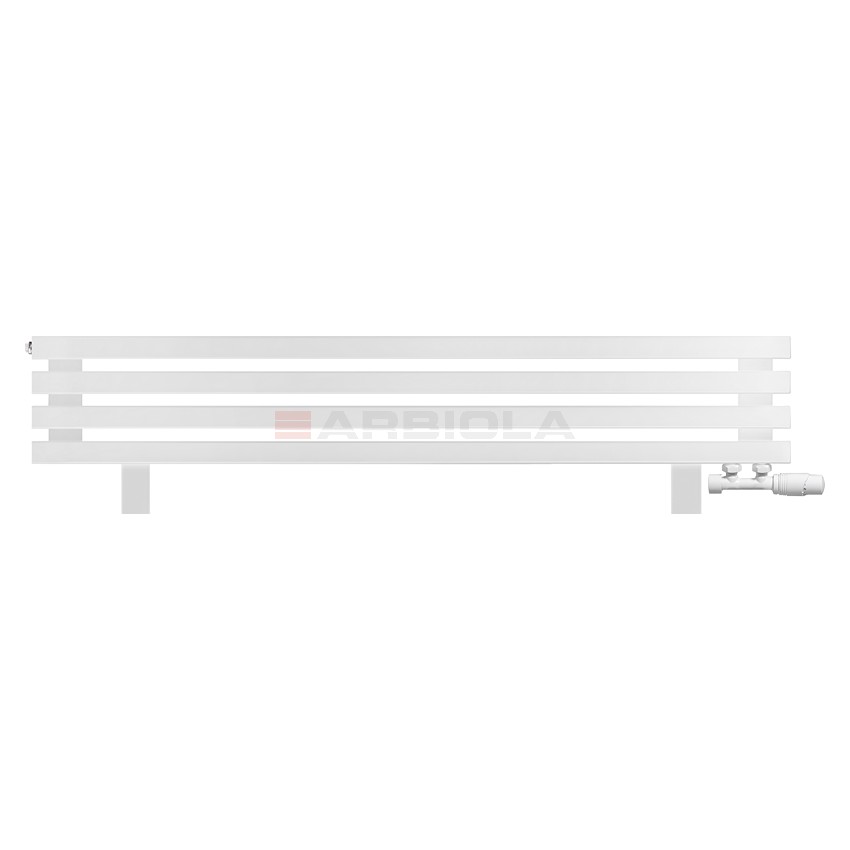 Arbiola Gorizont Ritmo VZ 1250-40-04 секции белый горизонтальный радиатор c нижним подключением (на ножках) Arbiola Gorizont Ritmo VZ 1250-40-04 секции белый горизонтальный радиатор c нижним подключением (на ножках)