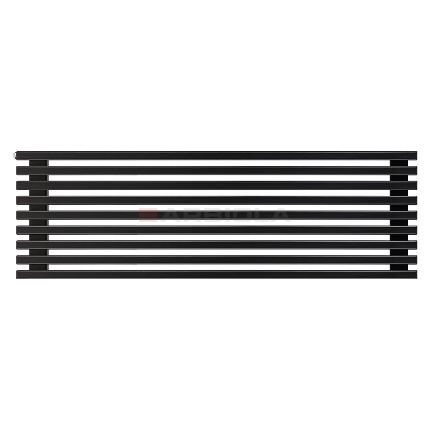 Arbiola Gorizont Compact H 1250-63-09 секции черный горизонтальный радиатор c боковым подключением Arbiola Gorizont Compact H 1250-63-09 секции черный горизонтальный радиатор c боковым подключением