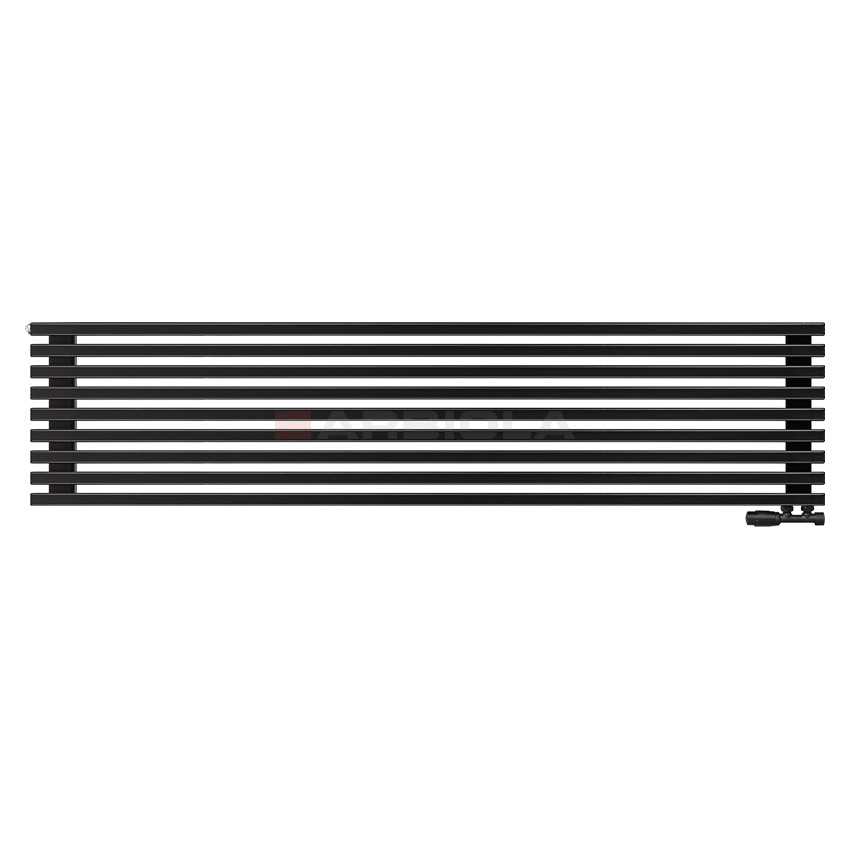 Arbiola Gorizont Compact V 1800-63-09 секции черный горизонтальный радиатор c нижним подключением Arbiola Gorizont Compact V 1800-63-09 секции черный горизонтальный радиатор c нижним подключением