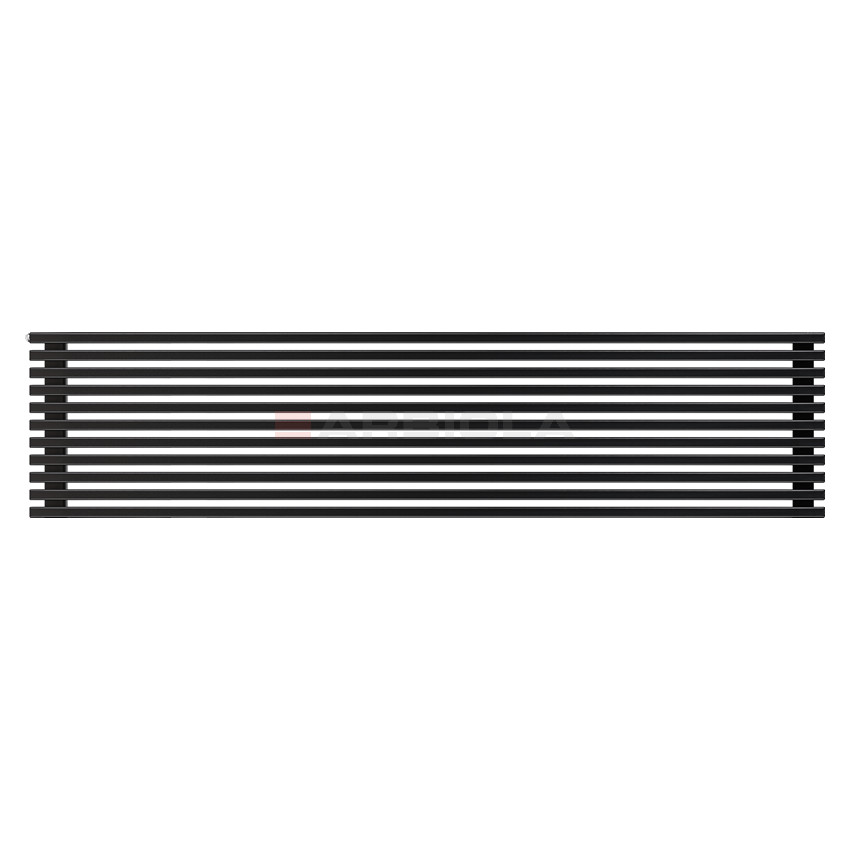 Arbiola Gorizont Compact H 2200-63-11 секции черный горизонтальный радиатор c боковым подключением Arbiola Gorizont Compact H 2200-63-11 секции черный горизонтальный радиатор c боковым подключением