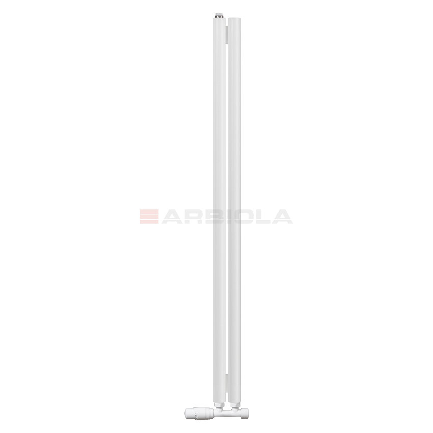 Arbiola Iris 42 V 1250-42-02 секции белый вертикальный радиатор c нижним подключением Arbiola Iris 42 V 1250-42-02 секции белый вертикальный радиатор c нижним подключением