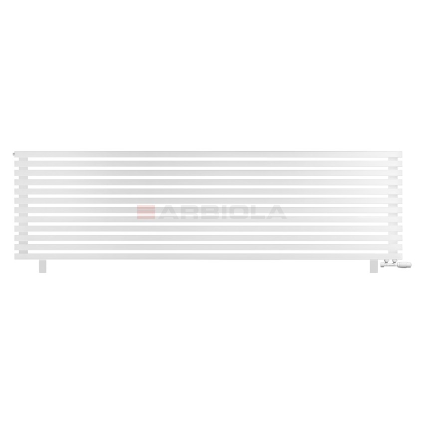 Arbiola Gorizont Ritmo VZ 2500-40-12 секций белый горизонтальный радиатор c нижним подключением (на ножках) Arbiola Gorizont Ritmo VZ 2500-40-12 секций белый горизонтальный радиатор c нижним подключением (на ножках)