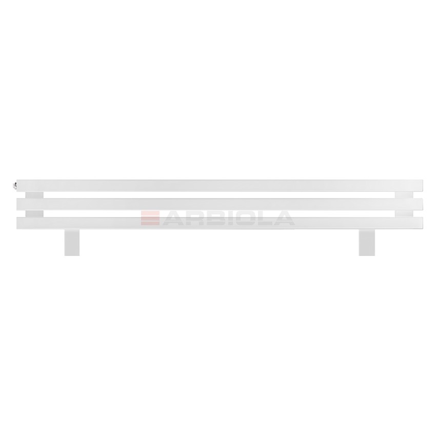 Arbiola Gorizont Ritmo HZ 1200-40-03 секции белый горизонтальный радиатор c боковым подключением (на ножках) Arbiola Gorizont Ritmo HZ 1200-40-03 секции белый горизонтальный радиатор c боковым подключением (на ножках)