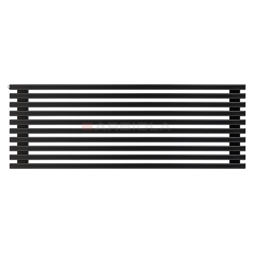 Arbiola Gorizont H 1250-63-10 секции черный горизонтальный радиатор c боковым подключением