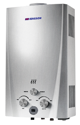 Газовая колонка EDISSON F 20 D (silver)