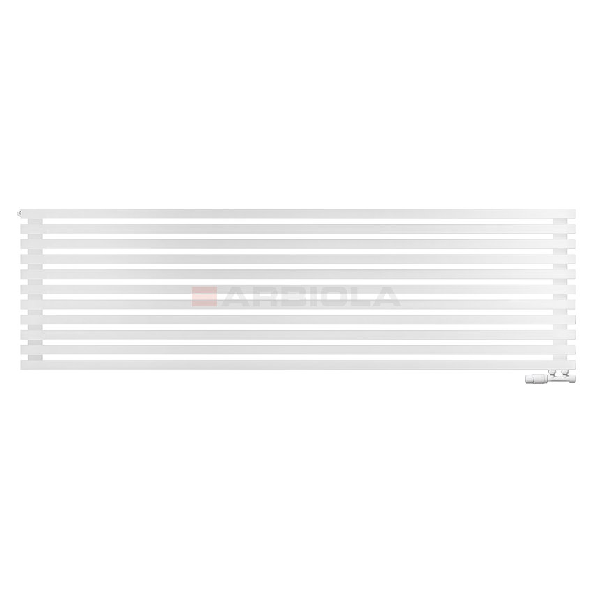 Arbiola Ritmo Gorizont V 2200-40-11 секций белый горизонтальный радиатор c нижним подключением