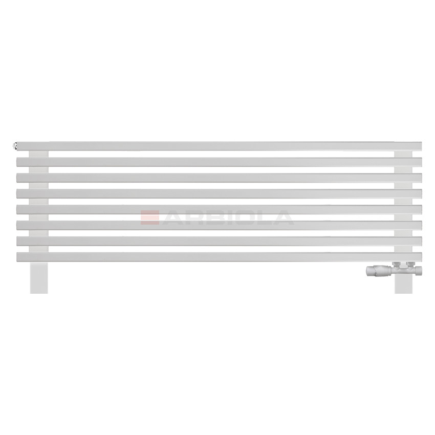 Arbiola Gorizont Compact VZ 1250-63-08 секции белый горизонтальный радиатор c нижним подключением с ножками Arbiola Gorizont Compact VZ 1250-63-08 секции белый горизонтальный радиатор c нижним подключением с ножками