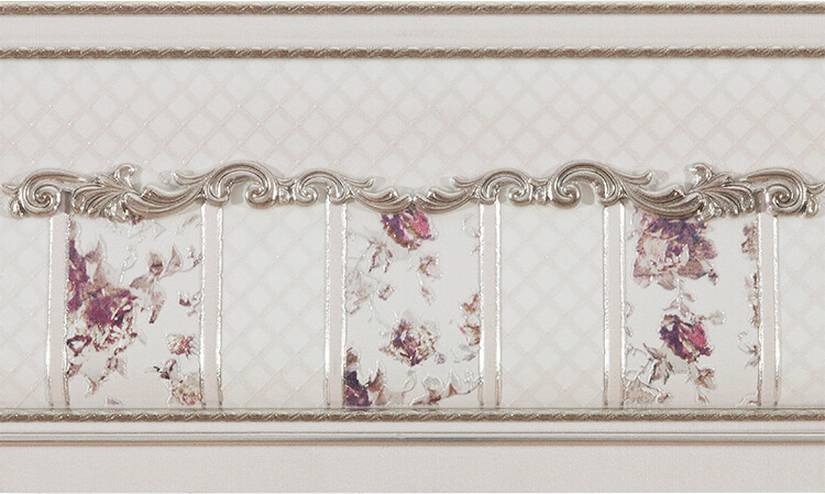 El Molino Vivaldi Plata-Bone Zocalo 15x25 см Бордюр El Molino Vivaldi Plata-Bone Zocalo 15x25 см Бордюр