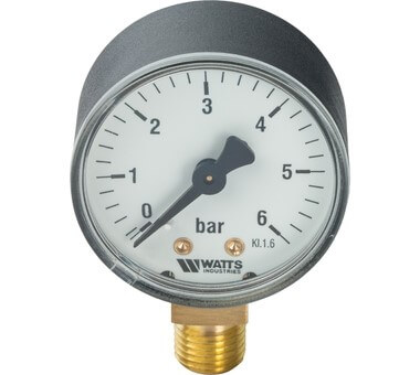 Watts Манометр F+R200(MDR) 63/6(1/4",0-6ар) Watts Манометр F+R200(MDR) 63/6(1/4",0-6ар)