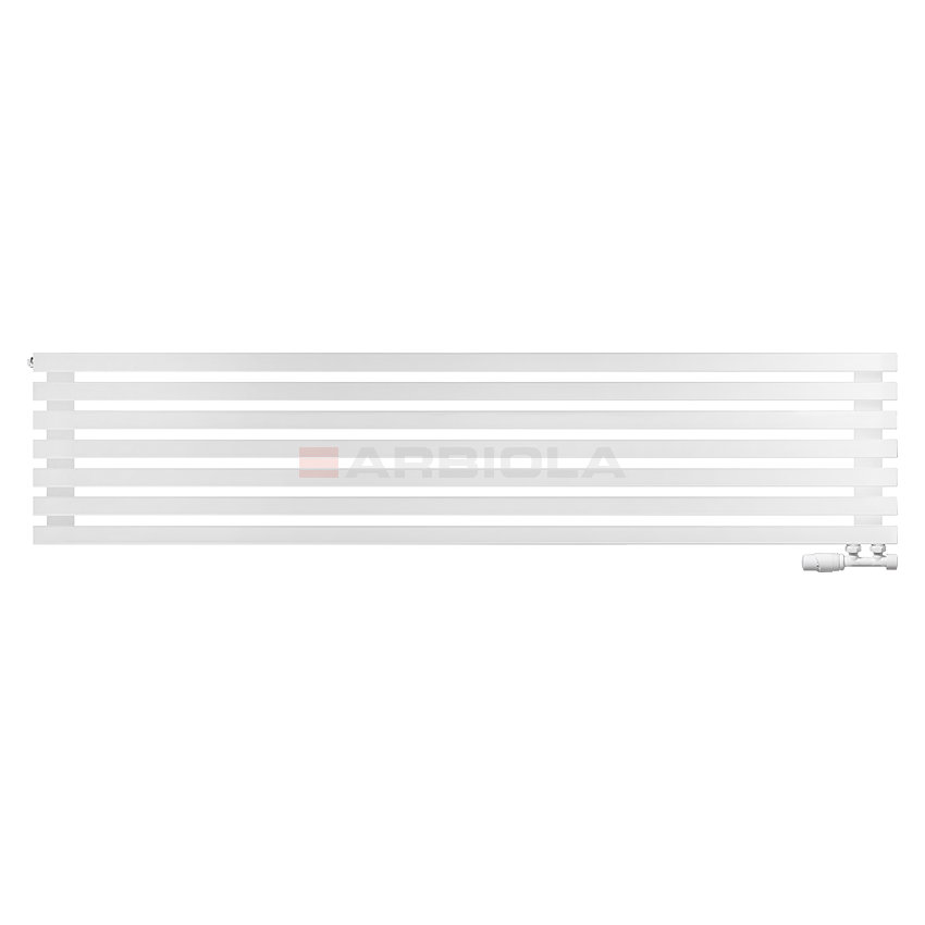 Arbiola Ritmo Gorizont V 1750-40-07 секций белый горизонтальный радиатор c нижним подключением