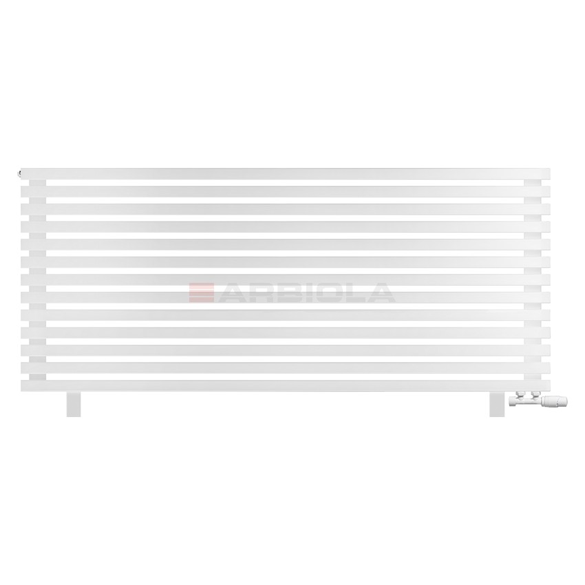 Arbiola Gorizont Ritmo VZ 1750-40-13 секций белый горизонтальный радиатор c нижним подключением (на ножках)