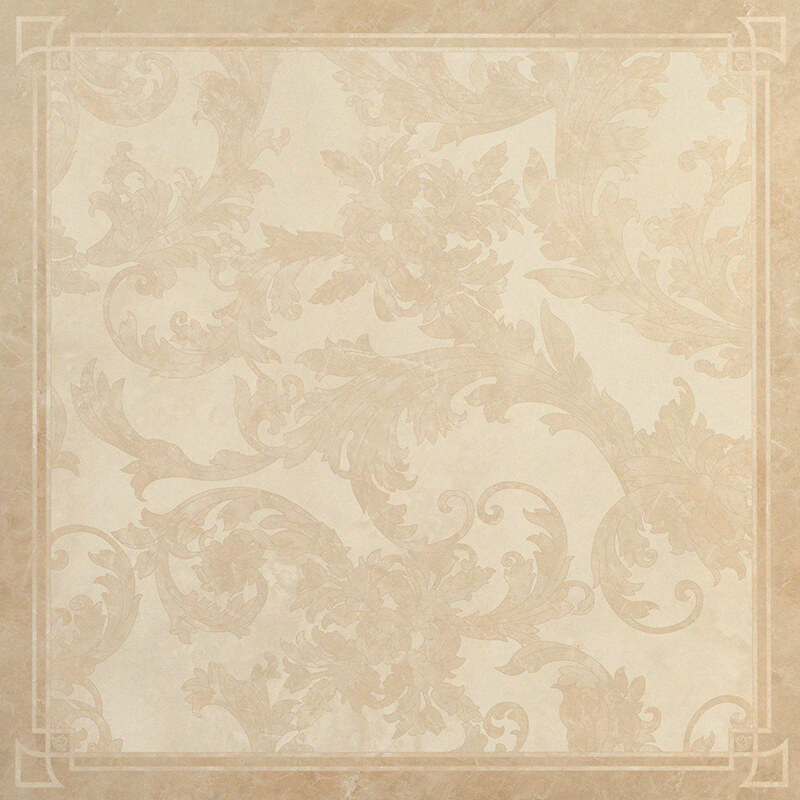 Versace Marble Dec Cass Foglia Beige Onice 58,5x58,5 см Напольная плитка Versace Marble Dec Cass Foglia Beige Onice 58,5x58,5 см Напольная плитка