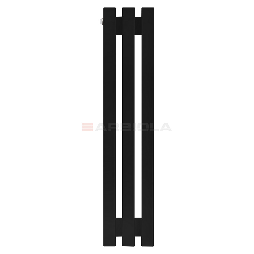 Arbiola Ritmo H 700-40-03 секции черный вертикальный радиатор c боковым подключением Arbiola Ritmo H 700-40-03 секции черный вертикальный радиатор c боковым подключением