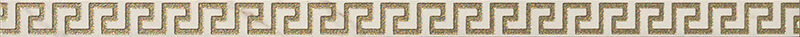 Versace Marble Fascia Greca Bianco 2,7x58,5 см Бордюр Versace Marble Fascia Greca Bianco 2,7x58,5 см Бордюр