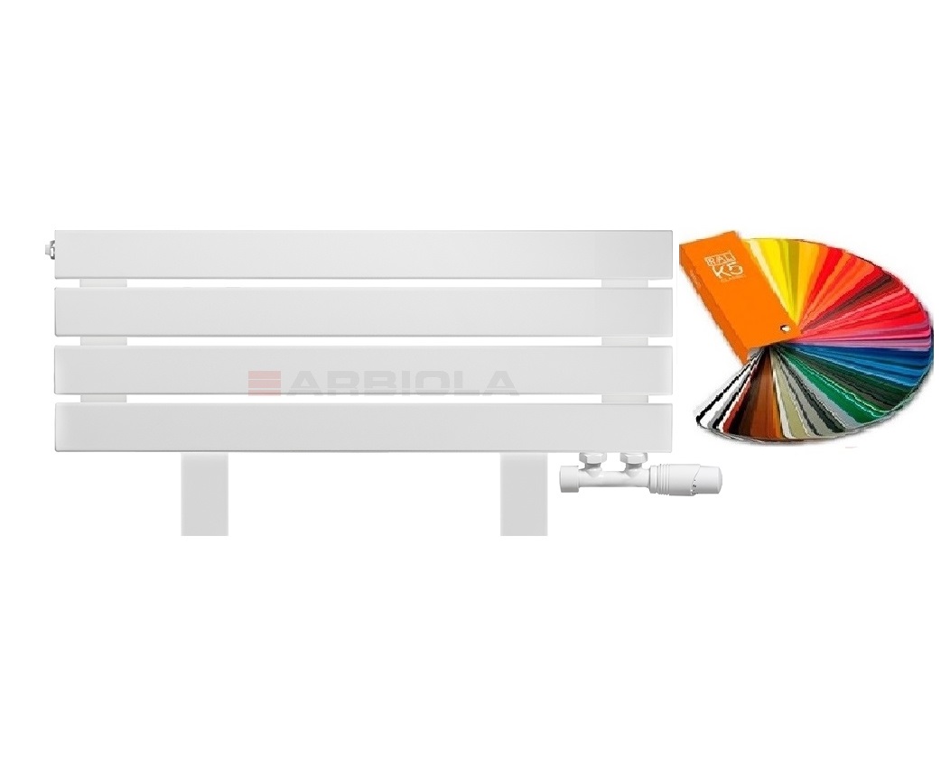 Arbiola Gorizont Liner VZ 1000-63-04 секции цветной горизонтальный радиатор c нижним подключением с ножками