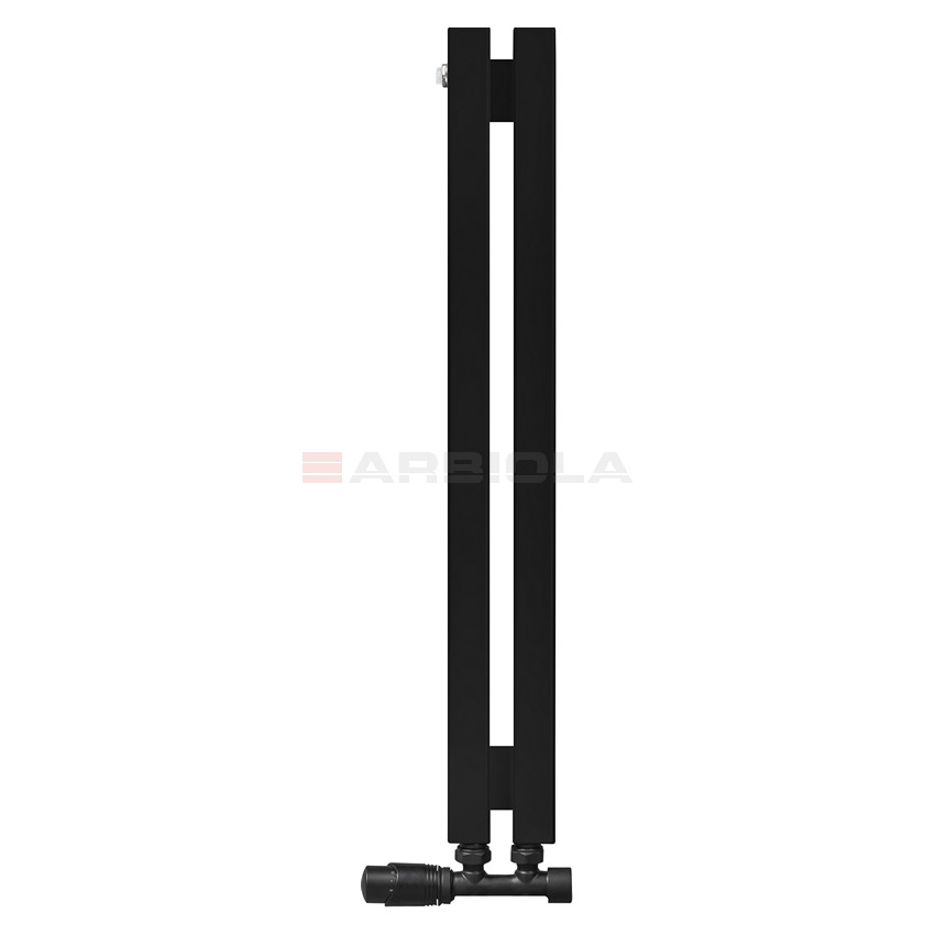 Arbiola Ritmo V 750-40-02 секции черный вертикальный радиатор c нижним подключением Arbiola Ritmo V 750-40-02 секции черный вертикальный радиатор c нижним подключением